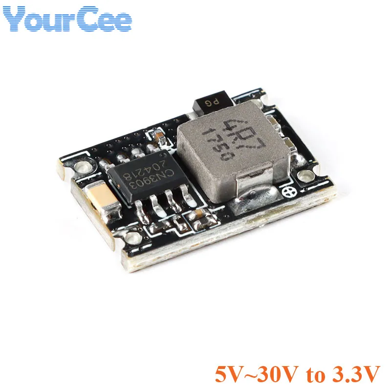 10pcs/1pc 3A Mini DC-DC Buck Step Down Converter Board Module 5V-30V to 3.3V 5V DC Voltage Regulator PCB Board Power Module