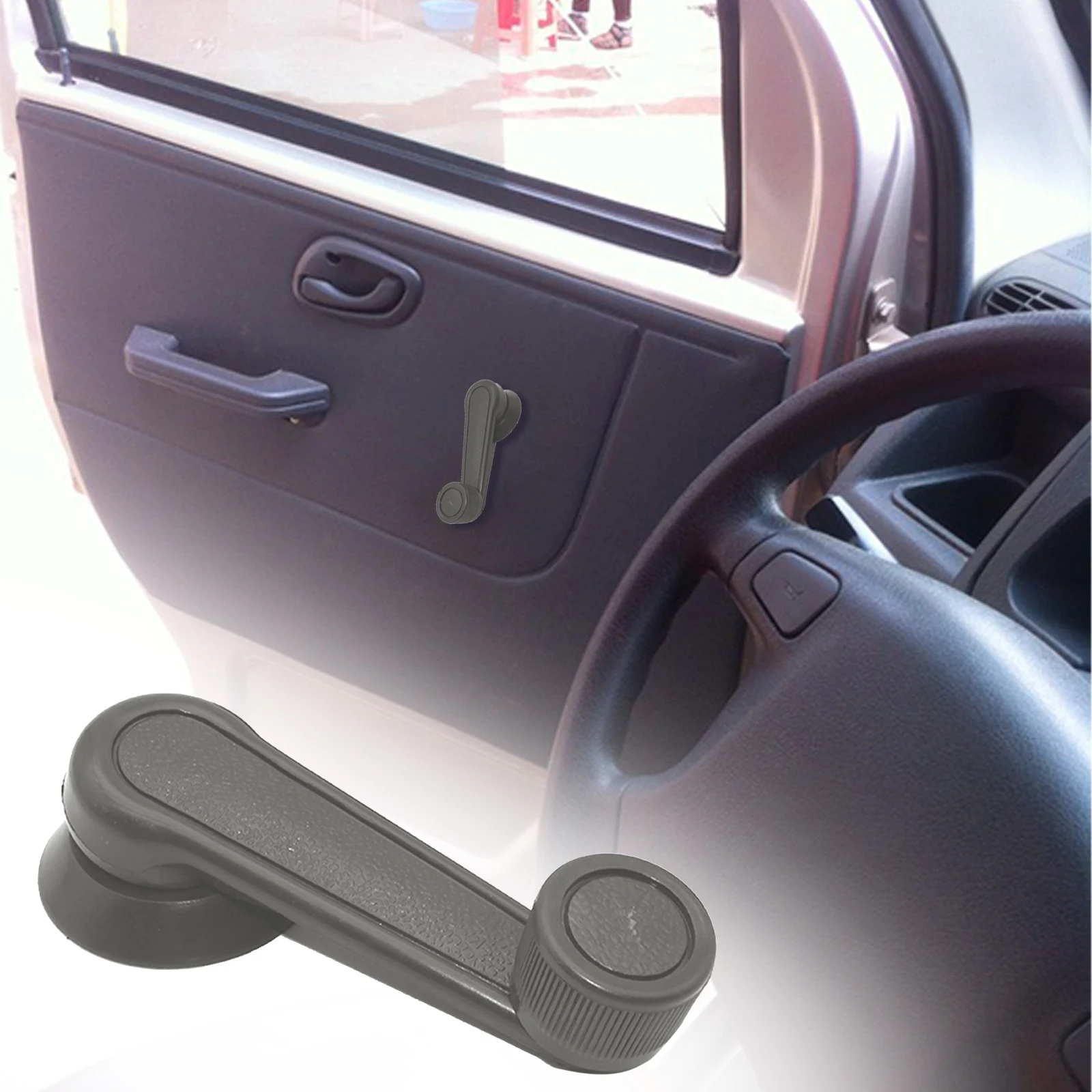 1 Pcs Car Window Connect Winder Handle Crank Door Lever Handle Replaces Automobiles Universal Car Replacement Parts Accessories