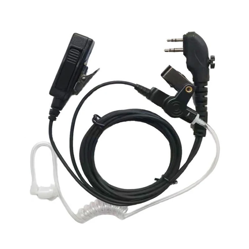 Acoustic Tube Earpiece Headset, Walkie TC-700, TC-610, TC-618, TC-626, TC-518, TC-580, HYT, Two Way Radio