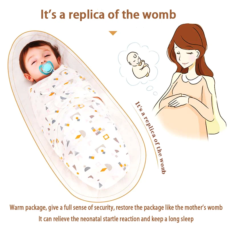 아기 침낭 신생아 아기 누에고치 Swaddle Wrap Envelope 100% Cotton 0-6 개월 아기 담요 Swaddling Wrap Sleepsack