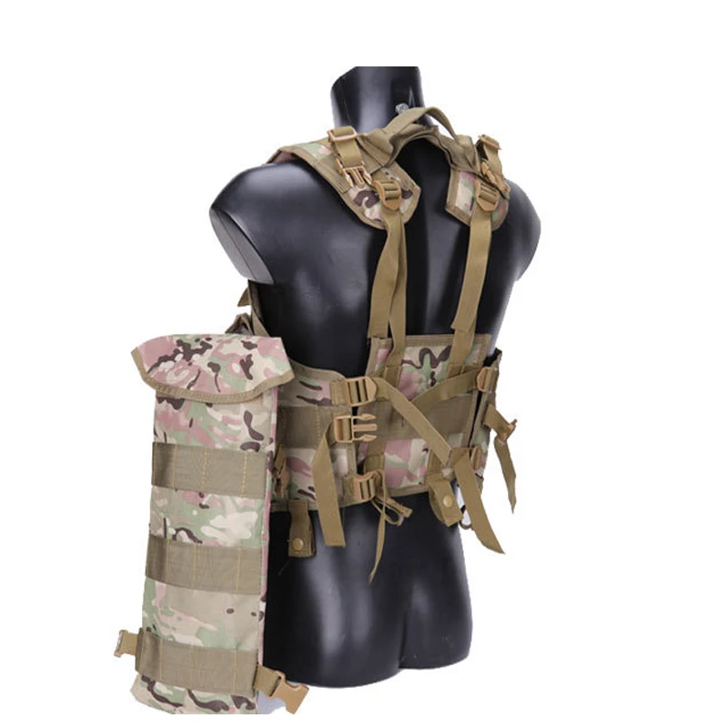 Imagem -05 - Outdoor Tactical Molle Vest Colete de Caça dos Homens Equipamento Militar Bala Colorida Armadura Multifuncional