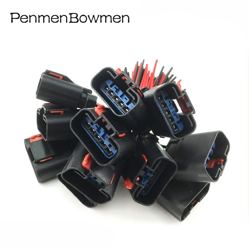 Auto FCI Conector de Válvula Plug, Cablagem, EGR Foton Aoling, OEM com Cabo, 2005, 5 Pin, 1 Pc