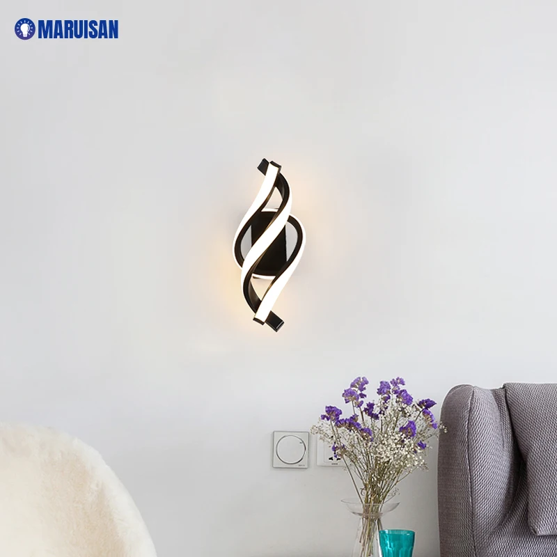 Modern Wall Lamps For Rotation Living Room Lights Bedroom bedside Aisle Corridor Foyer Hall Spin Indoor Lighting Home fixtures