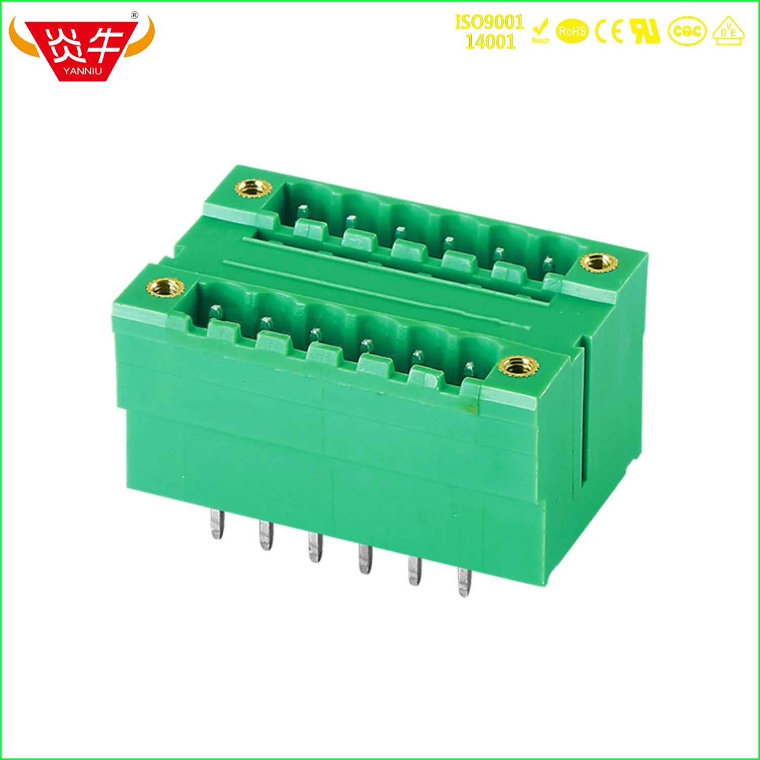 

KF2EDGVHM 5.0 2P ~ 12P PCB CONNECTOR PLUG-IN TEMINAL BLOCK 2EDGVHM 5.0mm 4PIN ~ 24PIN MDSTBV 2,5 GF PHOENIX CONTACT DEGSON KEFA