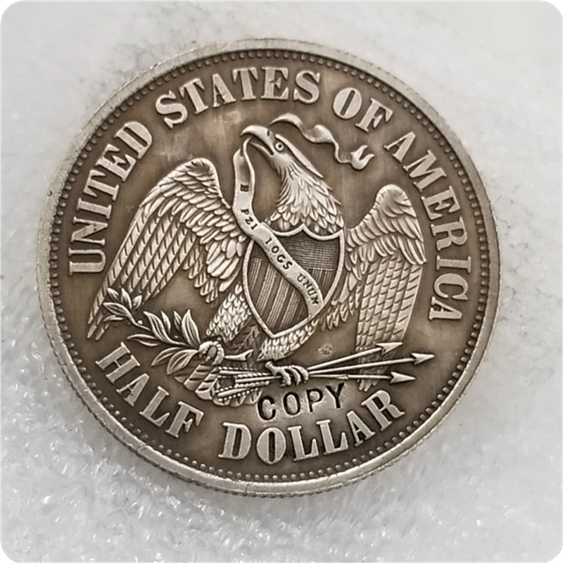 COPY REPLICA 1859 Paquet Seated Half Dollar Patterns COPY  COIN