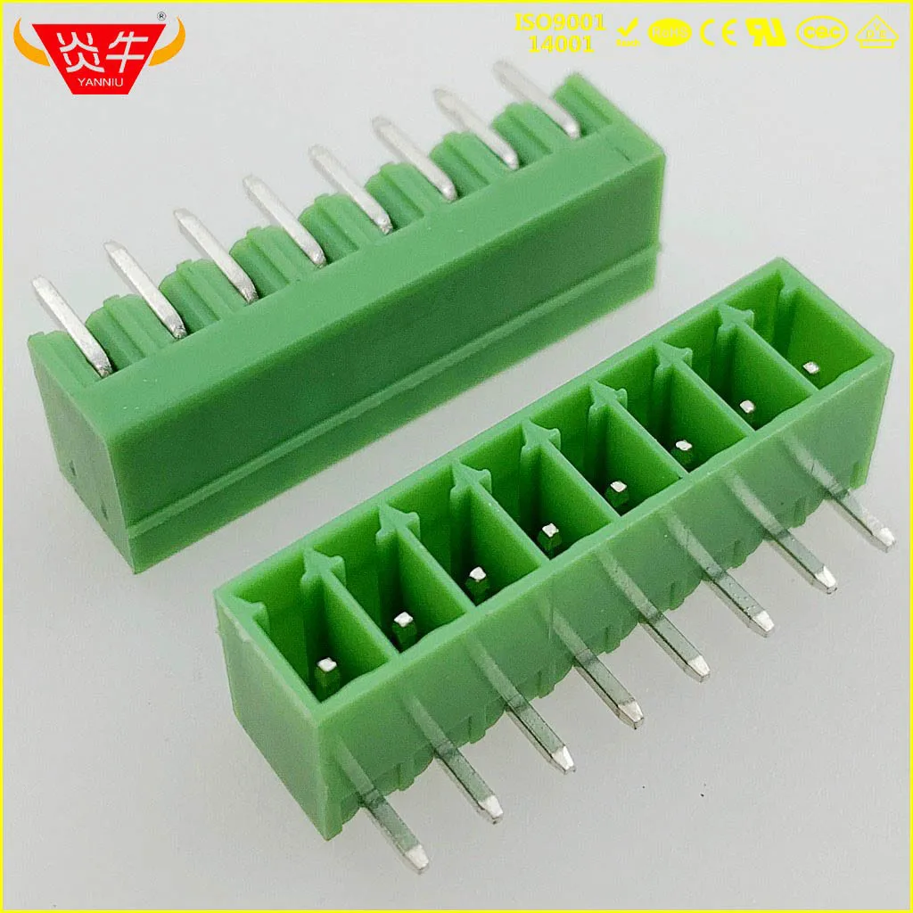 50Pcs KF2EDGR 3.5 2P ~ 12P PCB PLUG-IN TEMINAL BLOCKS 15EDGRC 3.5mm 2PIN ~ 12PIN MC 1,5/ 2-G-3,5 - 1844210 PHOENIX DEGSON KEFA