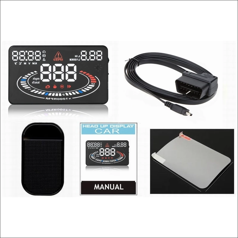 

For BMW X1/X3/X5/X6 2010-2018 Car OBD AUTO HUD Electronic Head Up Display Saft Driving Screen Projector Reflecting Windshield