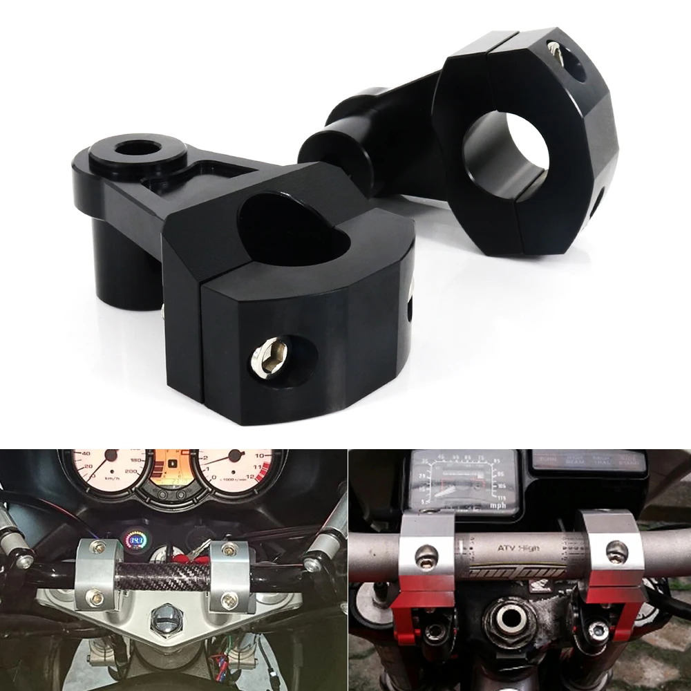 

25.4mm Motorcycle Handlebar Risers Mount Clamp For KAWASAKI Vulcan 1600 VN 1600 Vulcan 800 VN 800 Vulcan 1700 Voyager 2000 1500