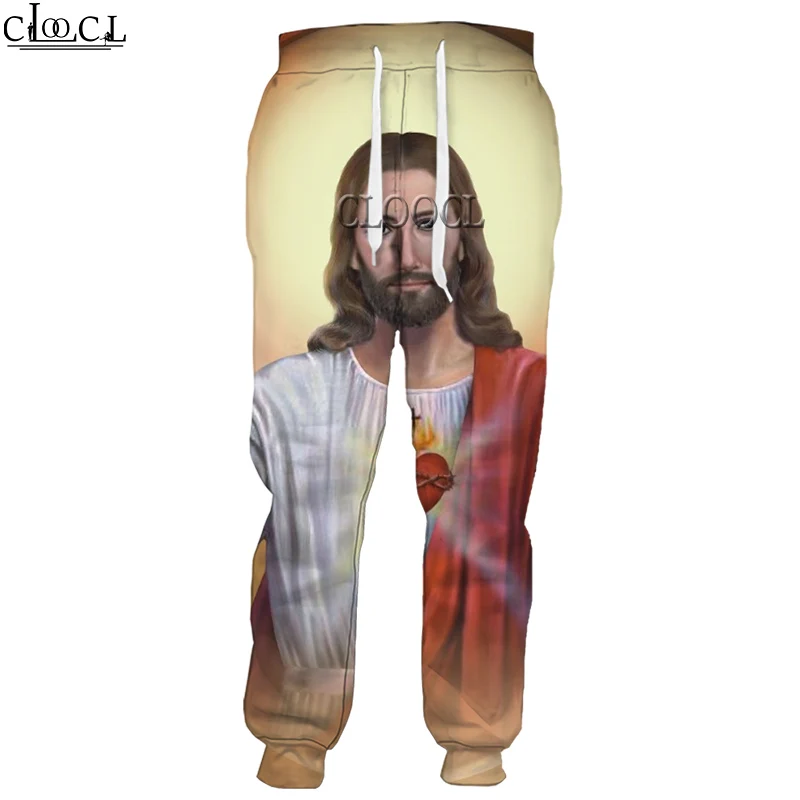 

CLOOCL Newest God Religion Christ Jesus 3D Print Men Women Casual Fashion Trousers Autumn Harajuku Hot Sale Pants Drop Shipping