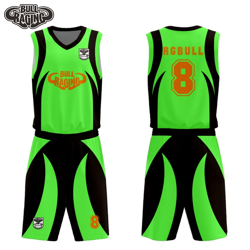 

adult size V collar shortsleeve sublimation basketball kit basketball jersey supplier