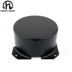 140*74mm Black Metal Transformer Shield Cover Toroidal Power Transformer Enclosure Magnetic Leakage Protection Audio AMP Chassis
