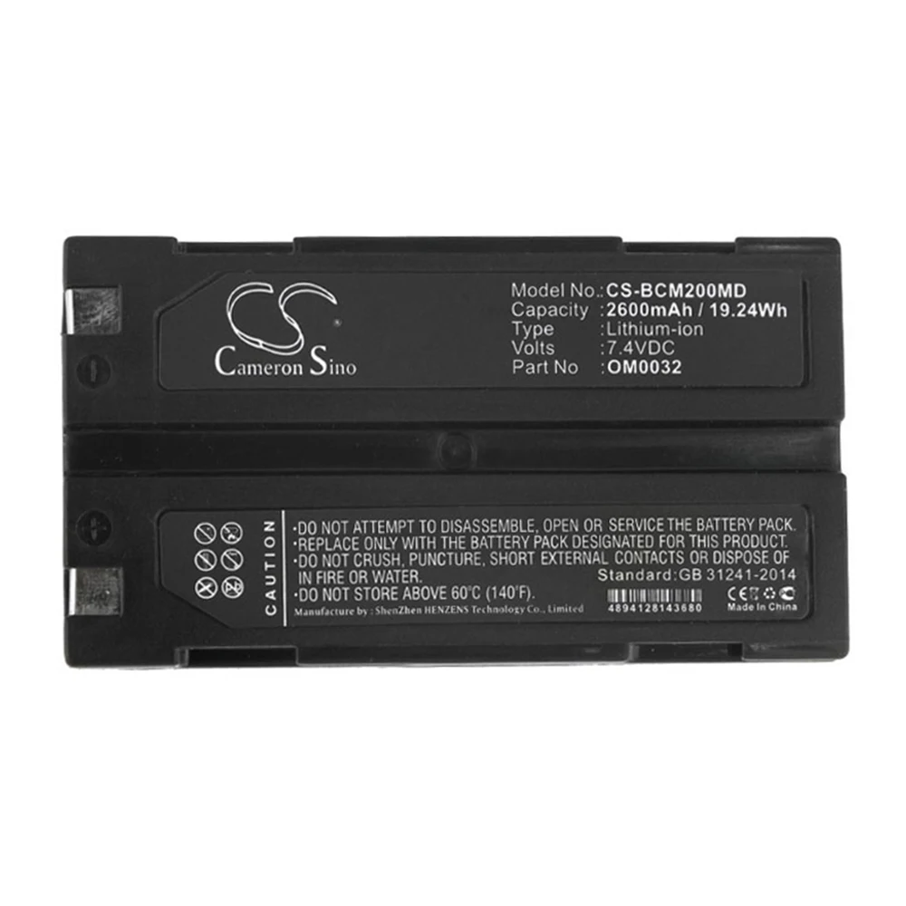 Cameron Sino Battery for BCI MCR-1821J/1-H OM0032 Fits Capnocheck II Capnograph Pulse Medical Replacement Battery