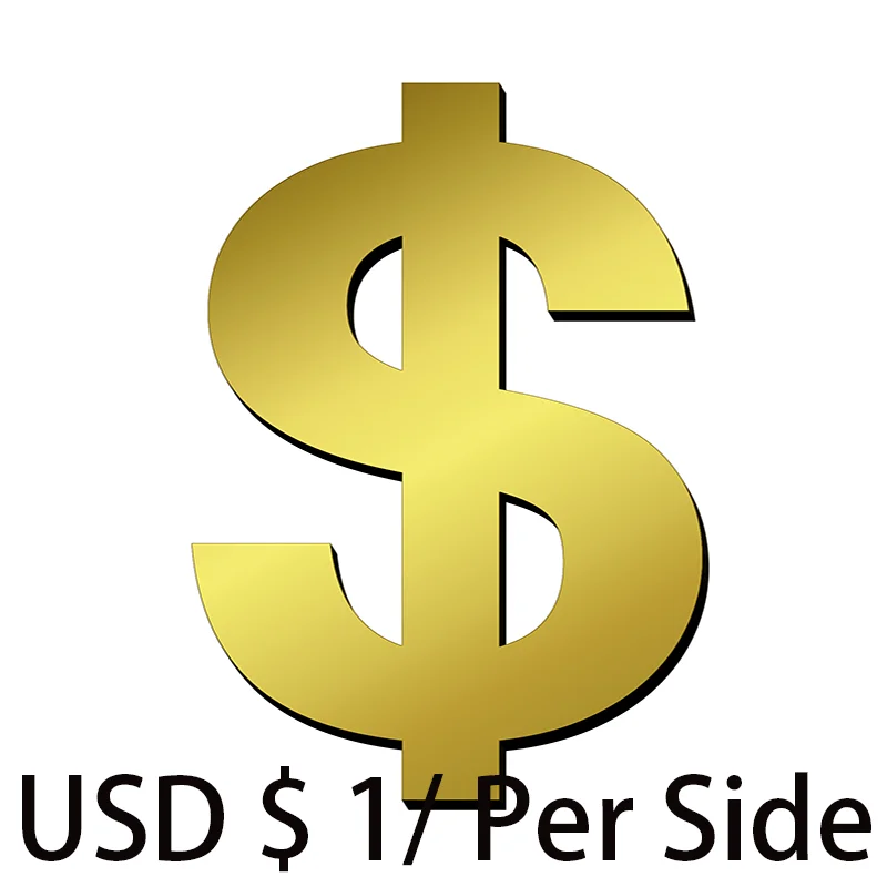 The Clothes Custom Fee (Difference replacement postage T-shirt)