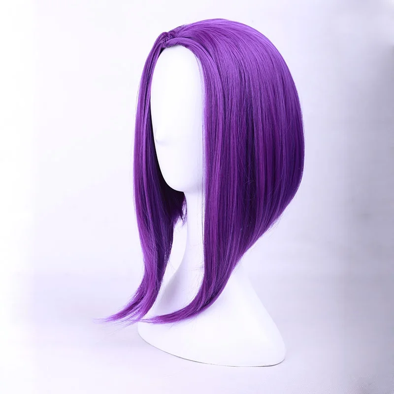 

Halloween New Teen Titans women Raven cosplay wig role play styled purple hair