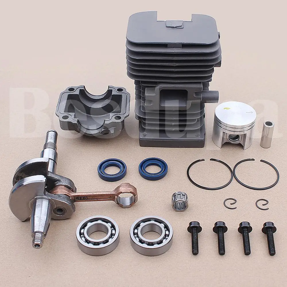 38mm Cylinder Piston Crankshaft Top End Oil Seal Kit For Stihl MS180 018 Chainsaw 1132 030 0402, 1130 020 1208, 9639 003 1585