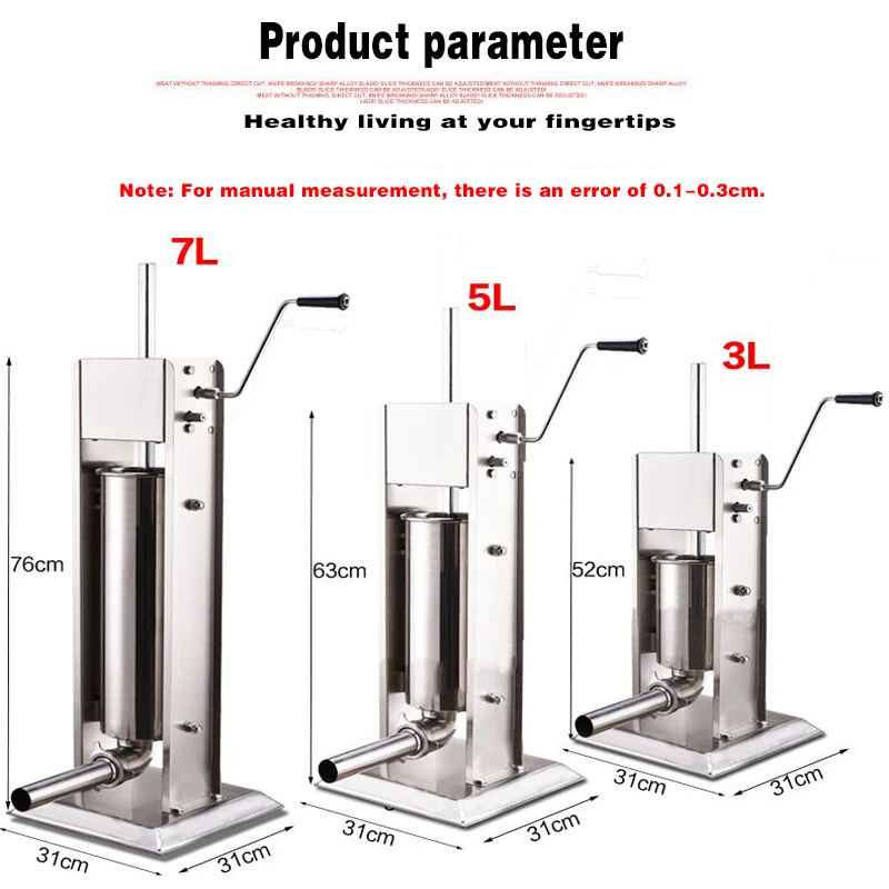 

Commercial sausage machine Manual sausage filling machine Processing equipment sausage stufferSausage processing equipment