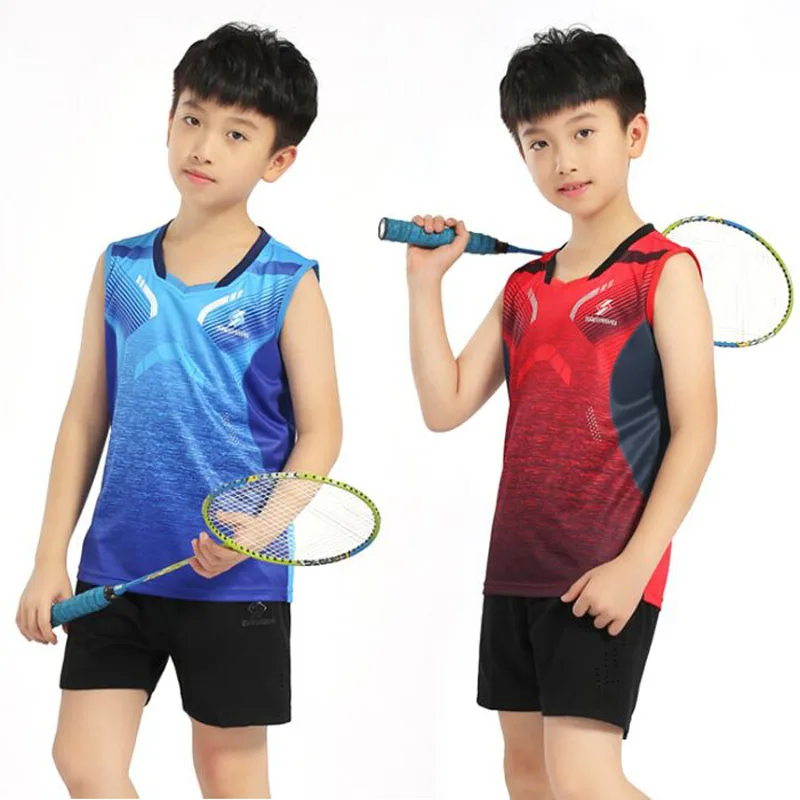 Women Men sleeveless T Shirts Tennis, Shirt badminton For Kid,Tracksuit Jersey badminton boys,Set Table Tennis,tenis Tshirt 3889