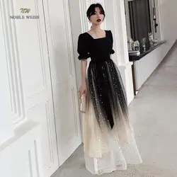 prom dresses sexy a-line tulle prom dress zipper back cheap prom gown robe de soiree party dress