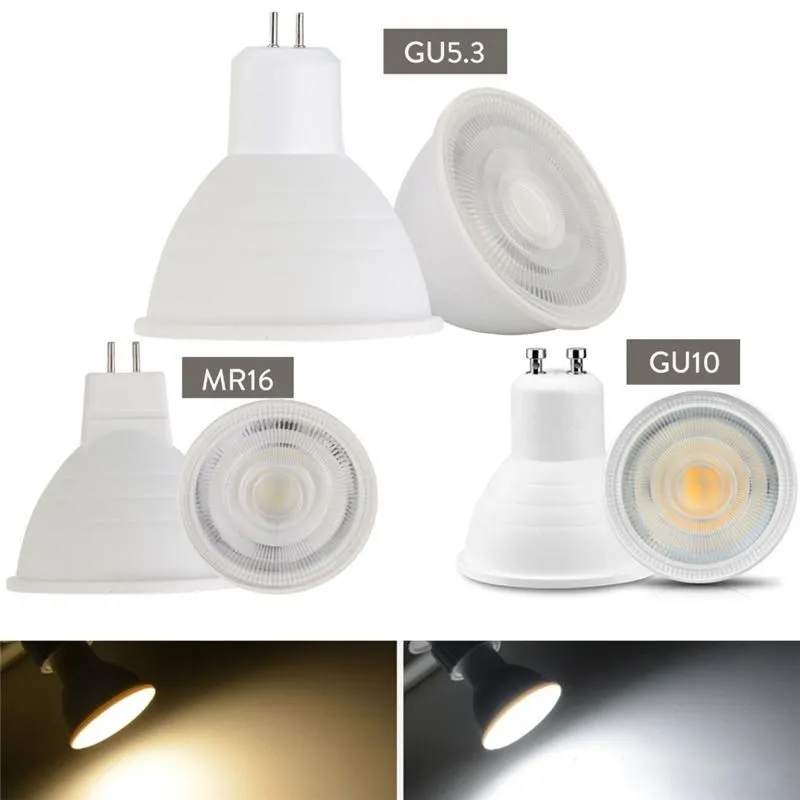 LED Bulb GU10 LED Light 220V SMD 2835 MR16 Spotlight LED 110V 220V 6W Bulb Warm White Cold White Lampada LED Lamp