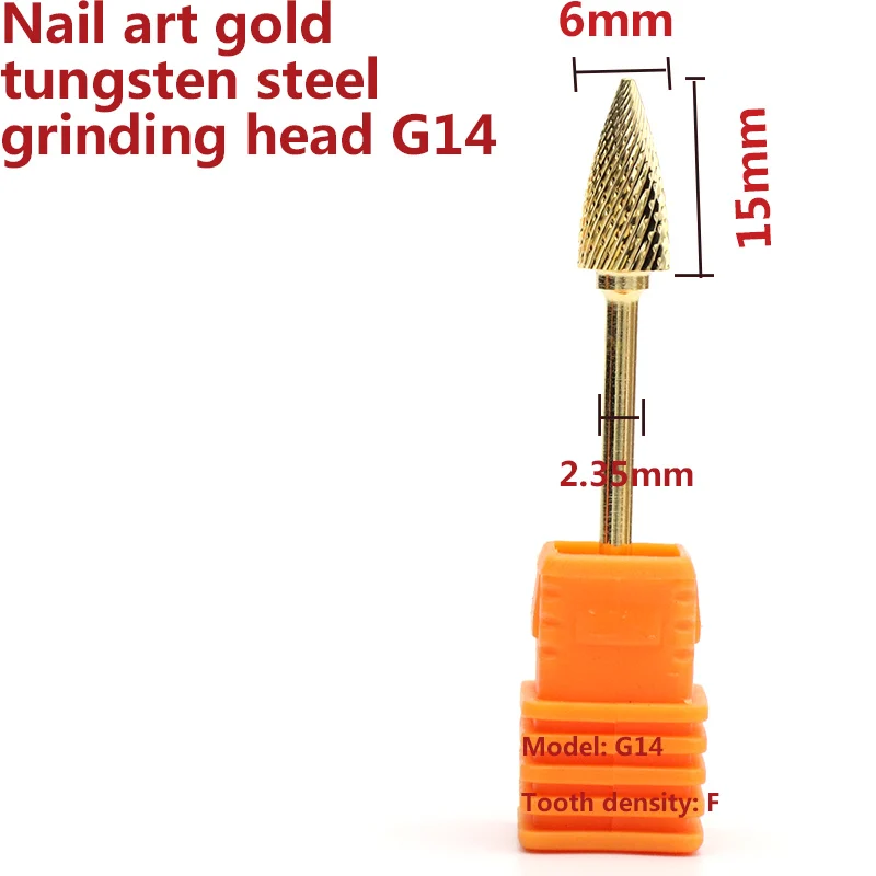 1pc 5 Type Tungsten Steel Nail Grinding Head Milling Manicure Cutter for Pedicure Machine Sander Drill Bit Device Electric Tools