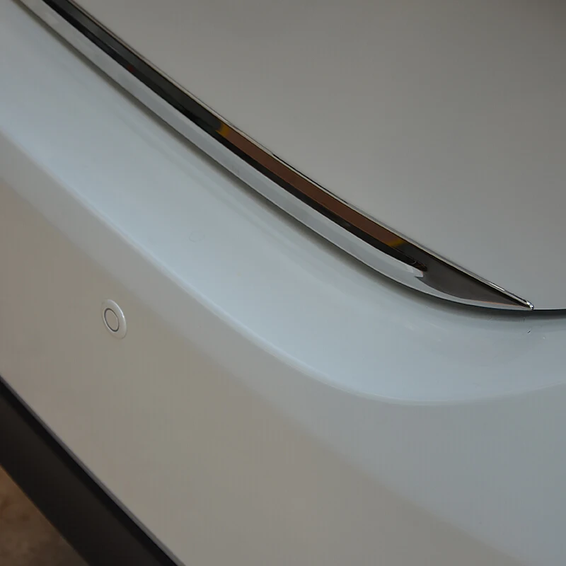 Stainless Steel For toyota corolla 2014 2015 2016 2017 2018 Accessories Door Sticker back door Tailgate trim Car Styling 1pcs