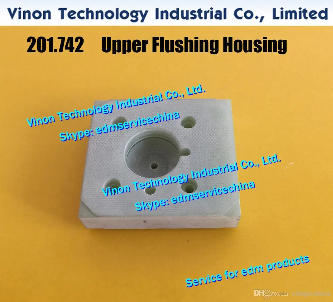 836.274 edm Upper Flush Housing 55.5x50x13.3t for AGIE Challenge,Classic,Evolution,Excellence,CUT1000 Flushing Housing 201.742,