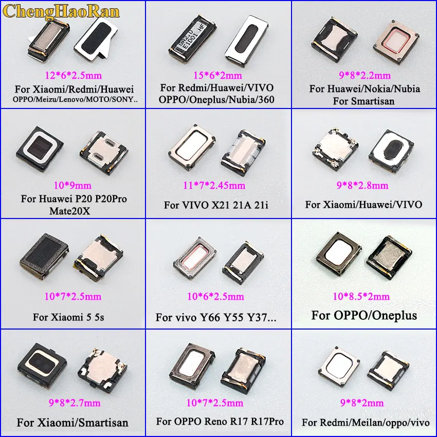 New słuchawka głośnik do Xiaomi Redmi/Huawei/oppo/vivo/oneplus/Smartisan/Lenovo/ nokia/Meizu/Meitu/360/MOTO telefon komórkowy części