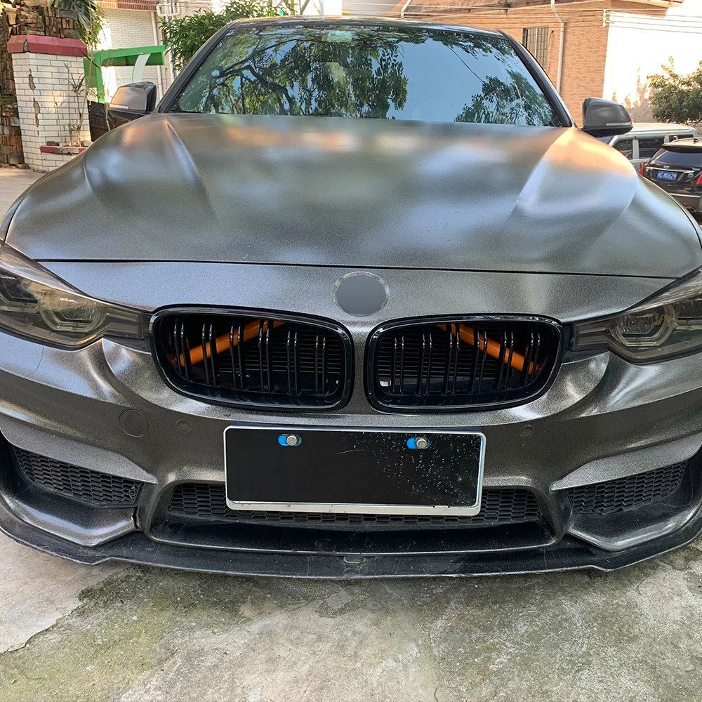 Lưới Tản Nhiệt Trước Viền Dải Cho Xe BMW F30 E90 F10 E46 E60 F20 E92 Phong Cách Thể Thao Lưới Tản Nhiệt Viền Dải Bao Khung trang Trí Xe Ô Tô Miếng Dán
