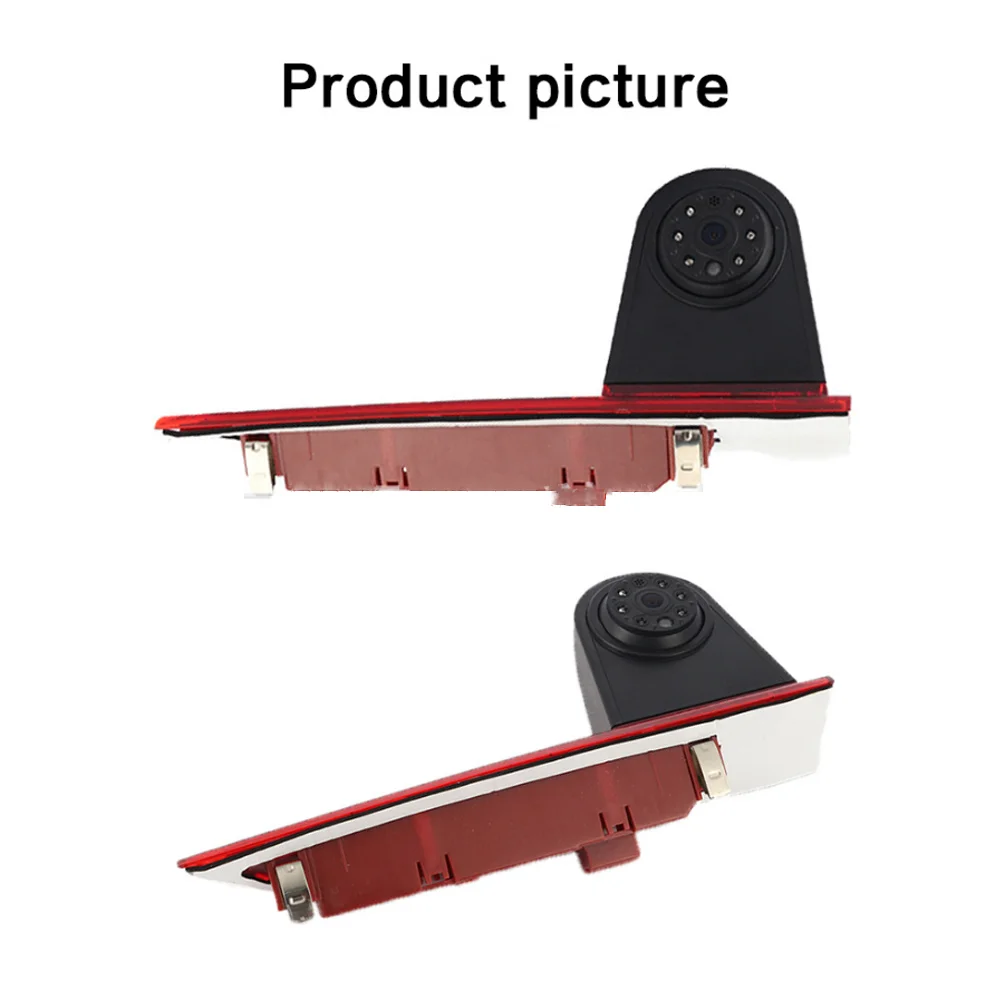 Car Reversing Rear View Camera 3rd Brake Light Rear View Camera Night Vision IP68 Waterproof For Ford Transit Custom 2012-2019