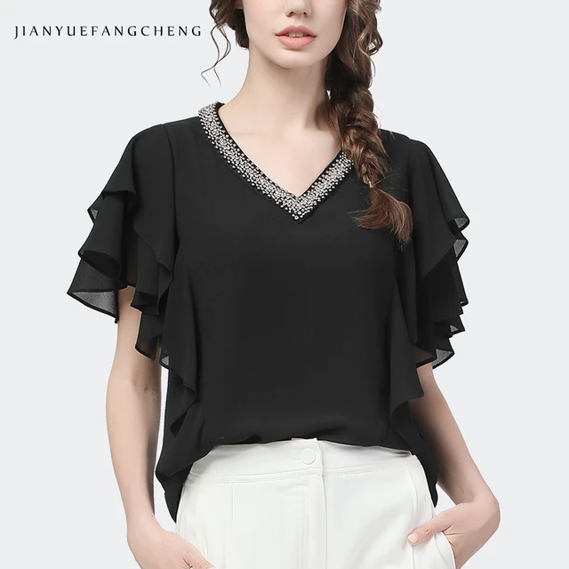 Blusa de chifon 2020 sale