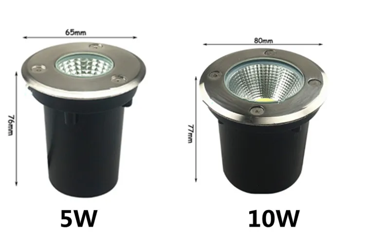 LED Underground Light 5W 10W 15W 20W 30W Outdoor IP67 Waterproof Ground Garden Path Floor Buried Yard Spot Landscape 220v Dc12v