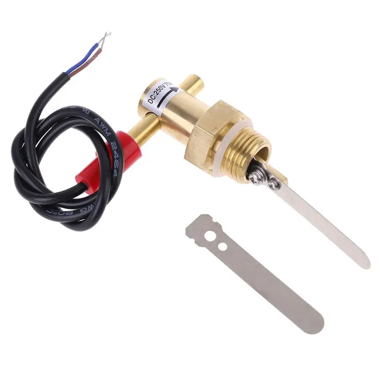 G1/2 "przełącznik przepływu wody DN15 przełącznik przepływu cieczy 10W korpus mosiądzu czujnik przepływu do pompy
