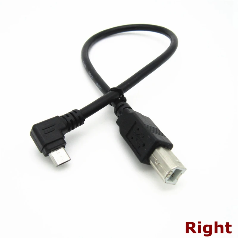 Micro USB male to USB B-type connector for USB 2.0 B micro male data cable for mobile phones, printers and hard drives