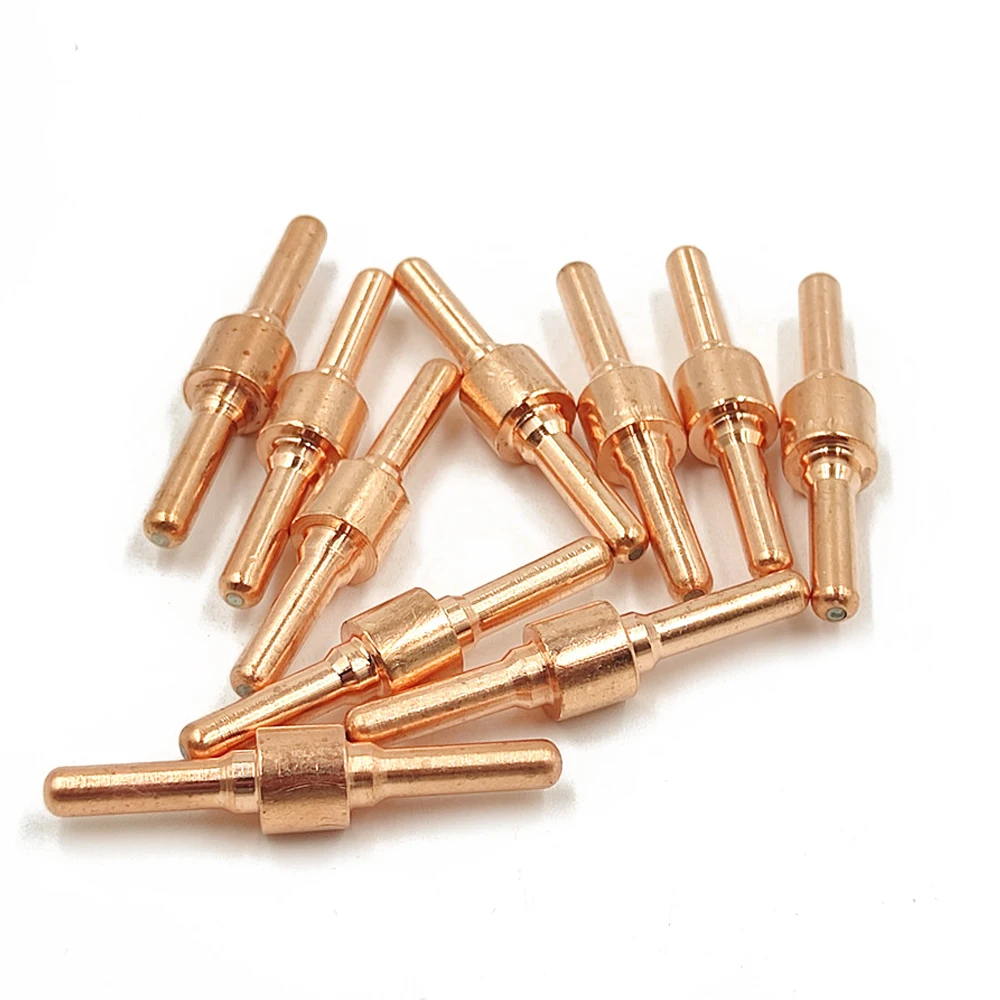 20/40/60pcs Consumables Red Copper Extended Long Tip Electrodes and Long Nozzles For PT31 LG40 40A Air Plasma Cutter