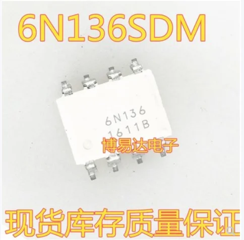 Free Shipping 100pcs 6N136 SOP-8 6N136SD  6N136SDM 6N136S