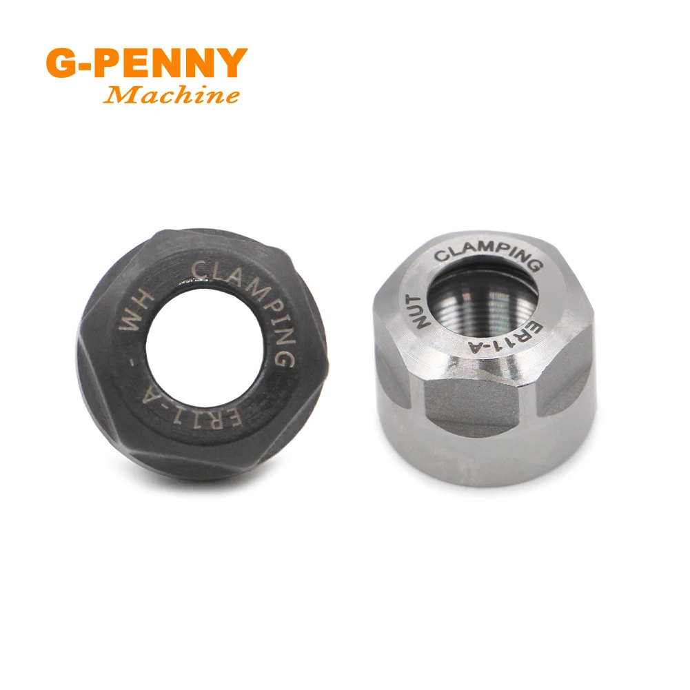 G-Xu ER11-A Collet Hạt Sử Dụng Cho Khắc CNC Động Cơ Trục Chính 0.8kw 1.5kw Collet Chuck Collet Đai Ốc