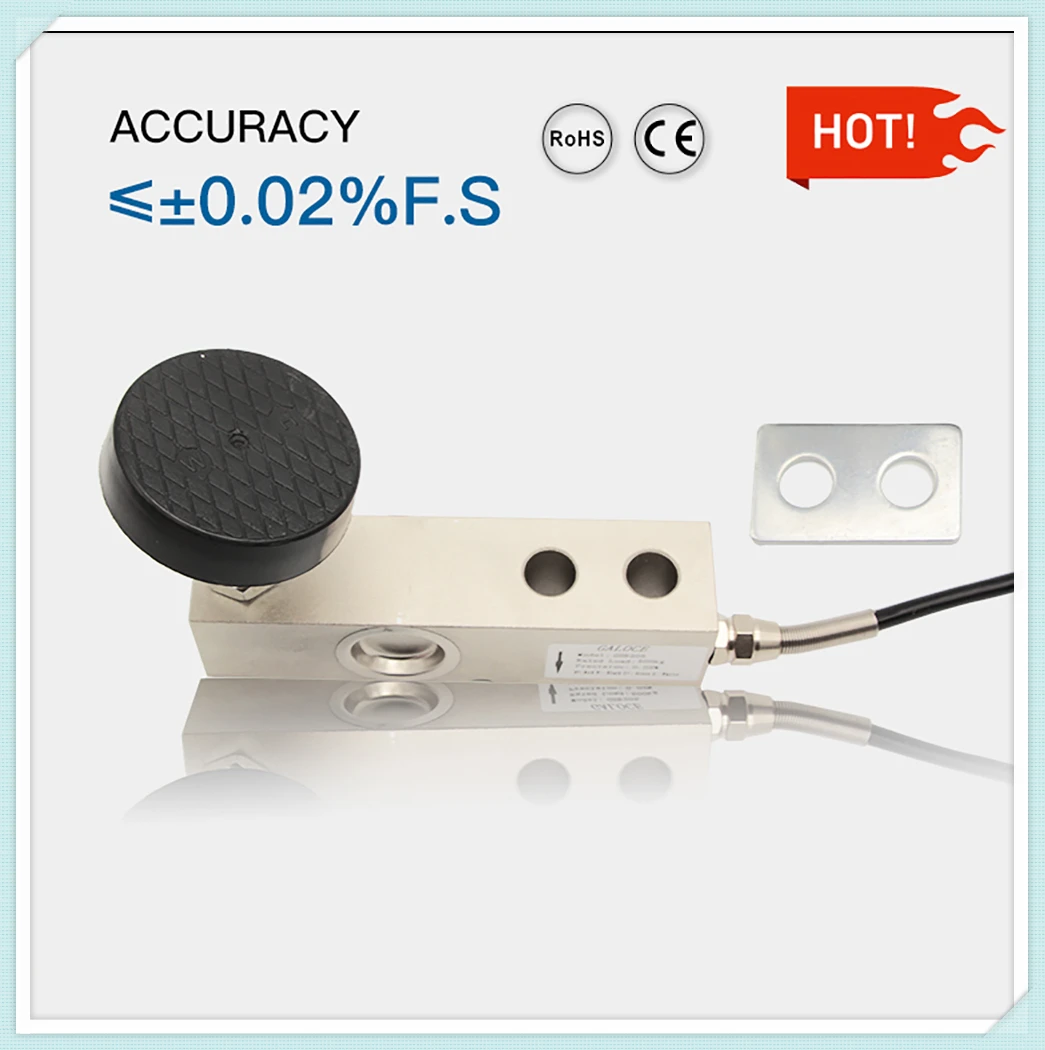 0.5~3T High Precision Weight Sensor Single Shear Beam Load Cell Sensor Weighing Instrument Analog Platform Scale Pressure Sensor