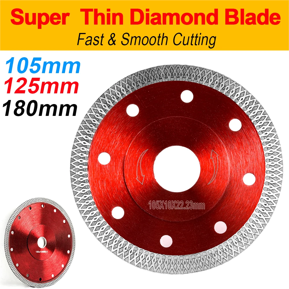 Porcelain Tile Turbo Thin Diamond Dry Cutting Blade Disc Wheel Angle Grinder Ceramic Granite Dry/Wet Diamond Cutting Blade D30