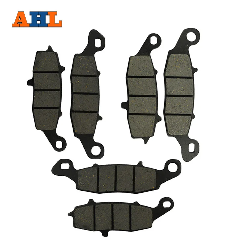 

AHL Motorcycle Front and Rear Brake Pads For KAWASAKI ZR 750 F ZR750 F (ZR-7) 1999-2004 Black Brake Disc Pad