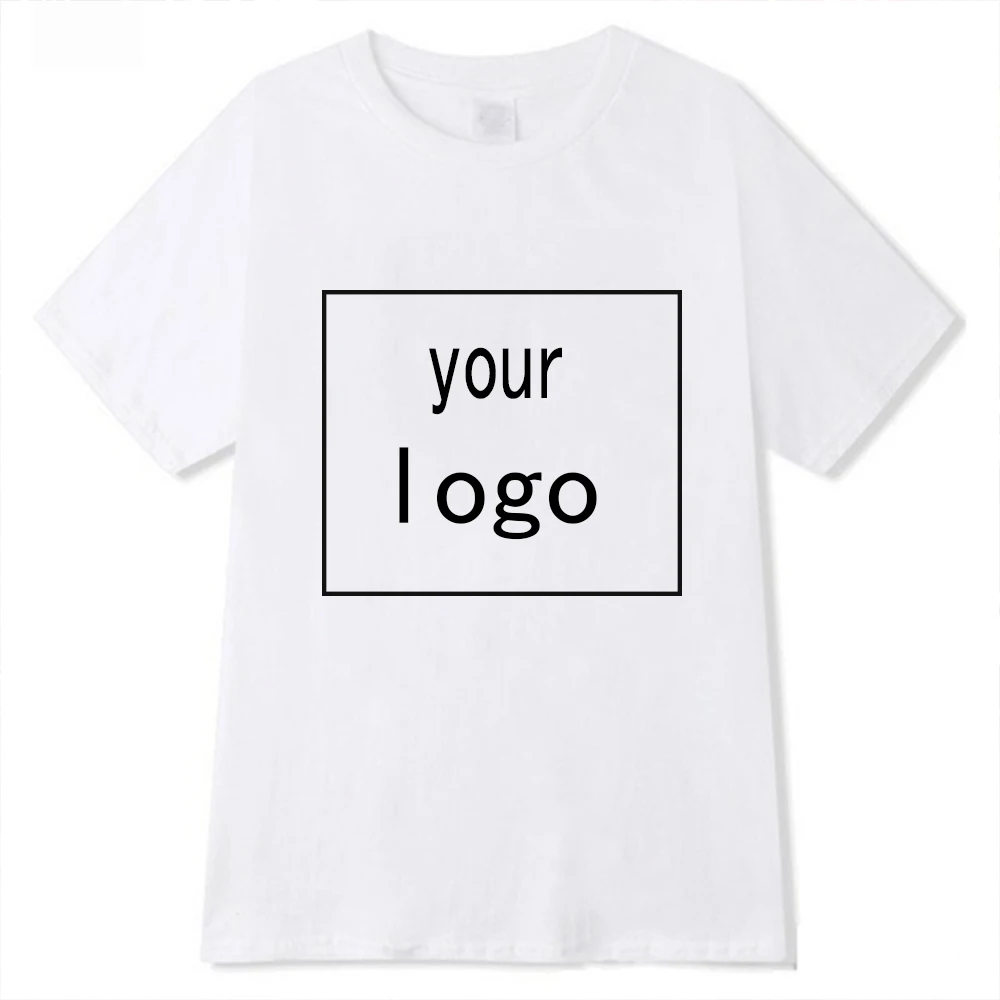 Custom T Shirt Diy Logo Image Print Customized Sportswear Casual Men Women Short Sleeve T-Shirts Tops