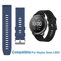 Watch Band for Haylou Solar LS05 Smart Watch Silicone Sport Wrist Strap Bracelet for Haylou Solar Replacement Band Accessories