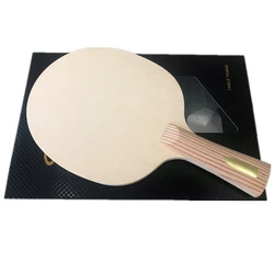 Raquete De Tênis De Mesa, Lâmina De Ping Pong, Cipreste Sólido Off-Stuor Única Duro, Velocidade 90, 1Fly