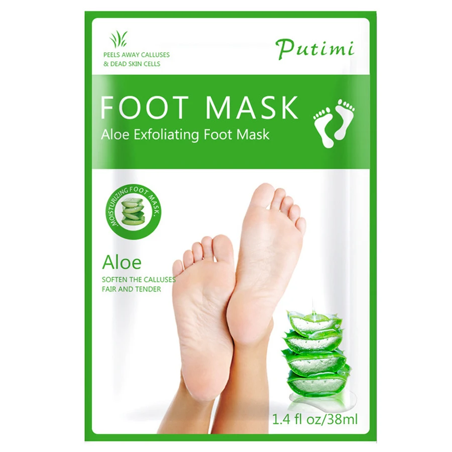 LAIKOU Exfoliating Foot Mask Remove Dead Skin Cuticles Baby Care Peeling foot film Socks for Pedicure Breathable Skin Care