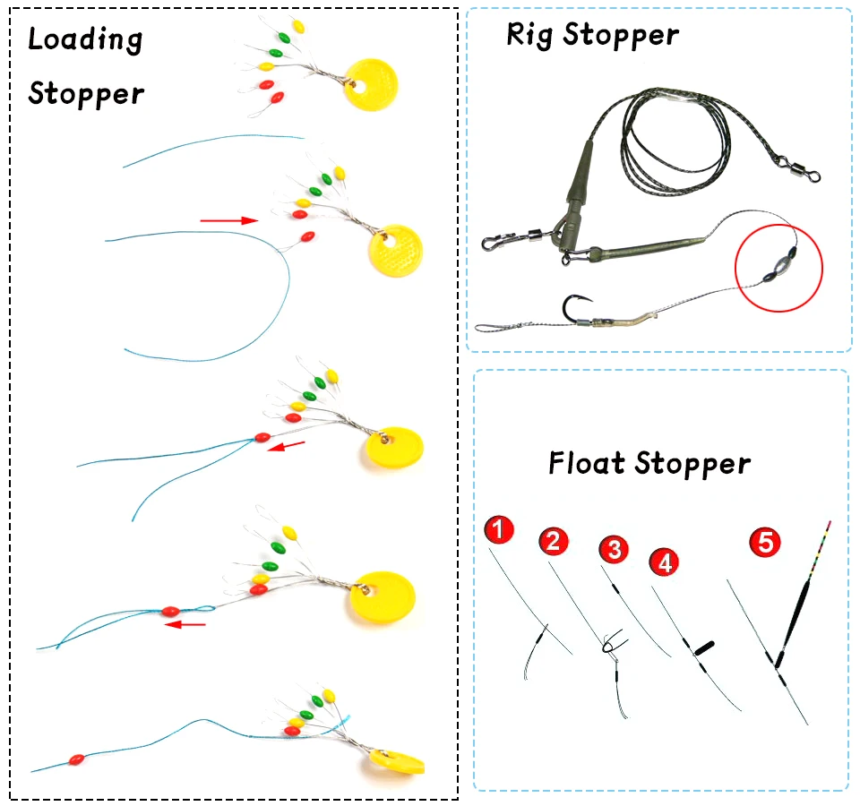 Jigeecarp Cuentas ovaladas luminosas para pesca – amortiguador suave - imagen 2