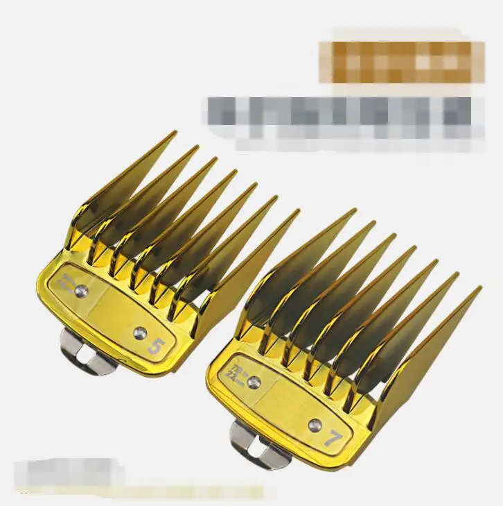 hair clipper with metal clip 2PCS Professional Cutting Guide Comb Hair Clipper Limit Comb with Metal Clip