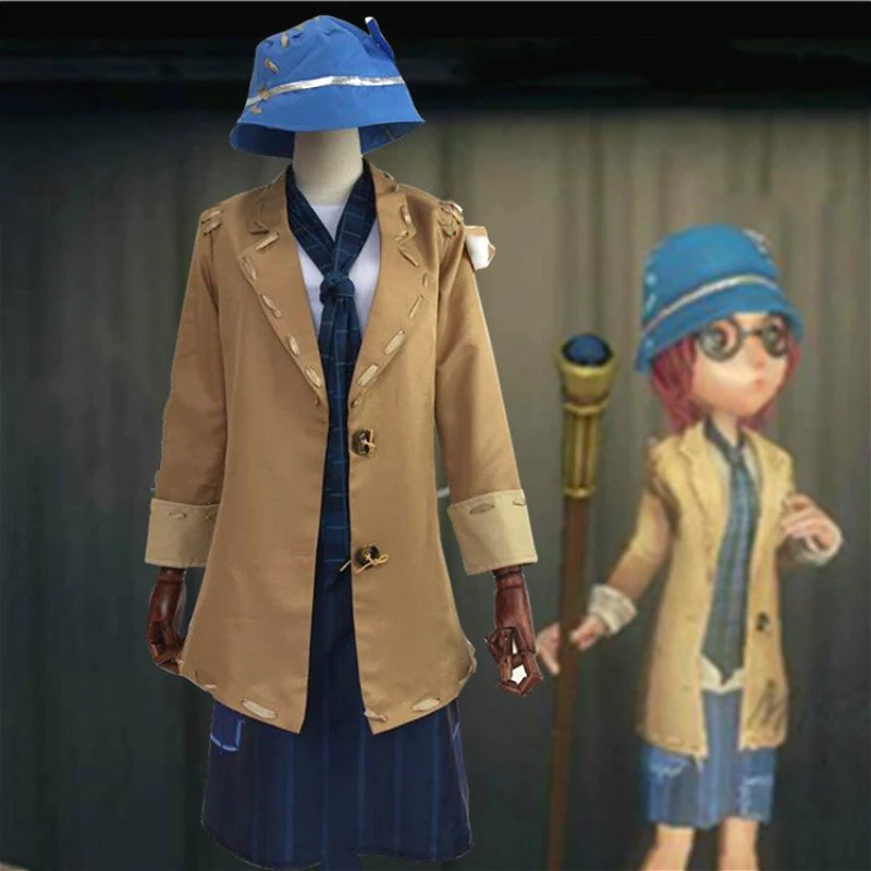 Hot Game Identity V Cosplay Costume Blind Girl Helena Adams Cosplay Uniform Costume Set Halloween Carnival Clothes