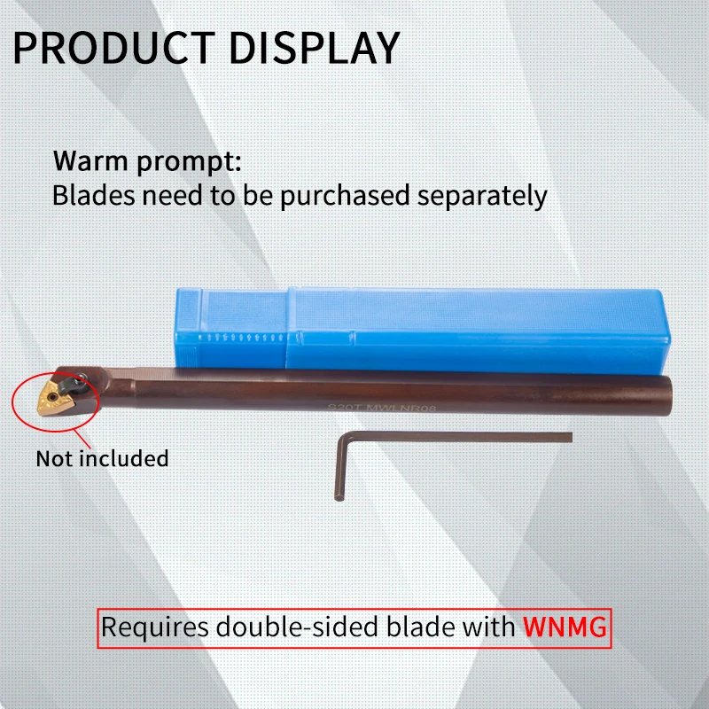 MWLNR ฤดูใบไม้ผลิเหล็ก S20T-MWLNR08 S25U-MWLNR08ยาวเครื่องกลึง CNC เครื่องมือ Holder คาร์ไบด์ WNMG0804 WNMG0808