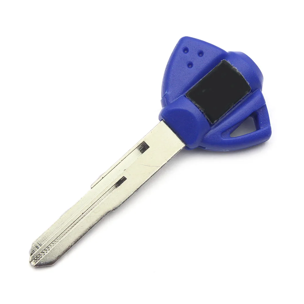 Key Cut Blade Can Be Loaded With Chips 1 Blank Motorcycle Keys For SUZUKI GSR400 GSR600 06-12 GSR750 11-12 SFV650 SFV400