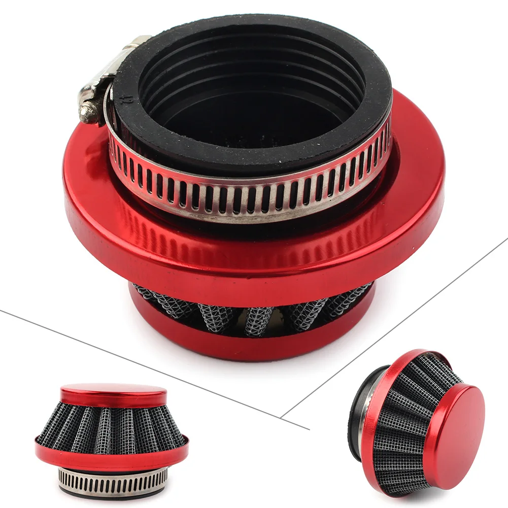 

44mm Red Motorcycle Air Filter Cleaner for 47cc 49cc 2 Stroke Mini Dirt Pocket Bike ATV Quad