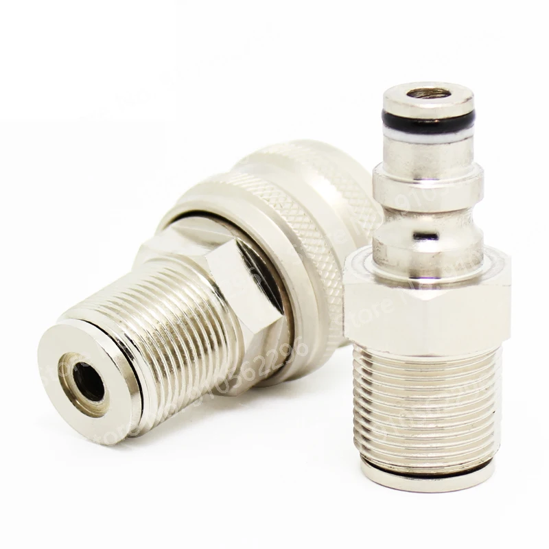 Hydraulic Coupler  Quick Connector M22*1.5  70Mpa Male To Male  High Pressure Jack Dedicated  Carbon Steel GT-TQ Peneumatic